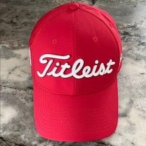 Red Titleist Hat